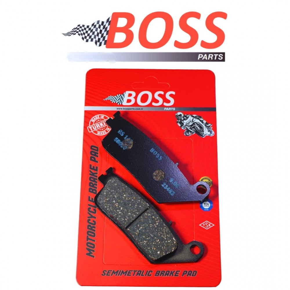 BS142 BMW-HONDA-KAWASAKİ-KYMCO-PEUGEOT-SUZUKİ-YAMAHA ÖN YARI SİNTERLİ BALATA