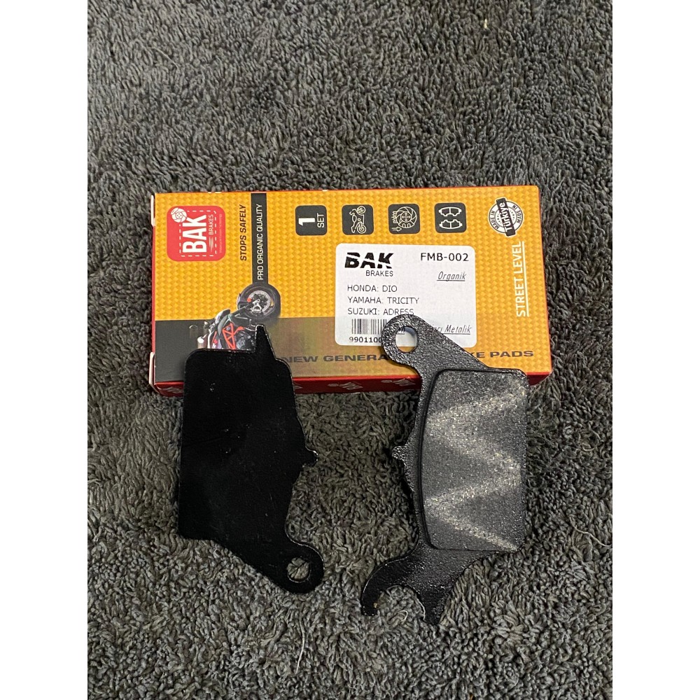 FMB-002 DİO -TRICITY-ADRESS ÖN ORGANİK BALATA